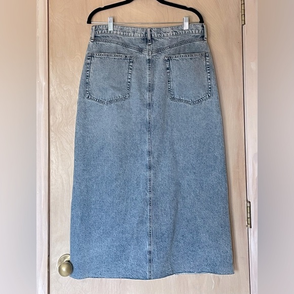 RAG & BONE Clara High Rise Denim Midi Skirt Sz 31 / 10 | 5-Pocket Classic - Picture 5 of 16